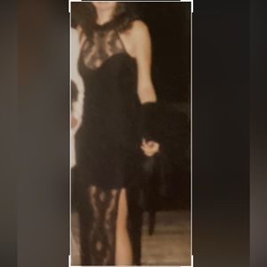 90’s Vintage Lace Dress, Size: 6